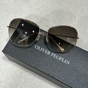 Oliver Peoples Gold Sunglasses